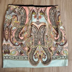 Bisou Bisou paisley skirt